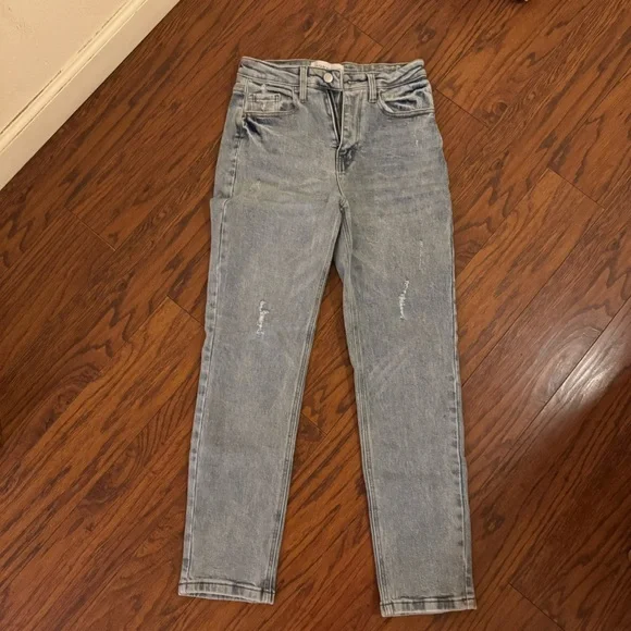 High Rise Ankle Ceop 90’s Straight Leg Jeans | Light Wash | Size 3 | BRAND NEW - Picture 2 of 8